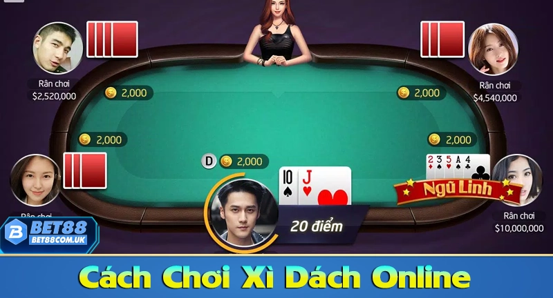 Cách chơi xì dách online đơn giản cho người mới